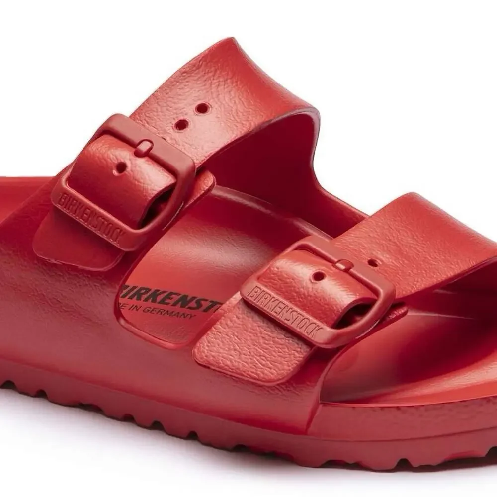 Birkenstock Arizona Essentials Men’s 11 US 44 EU Active Red EVA Sandals New